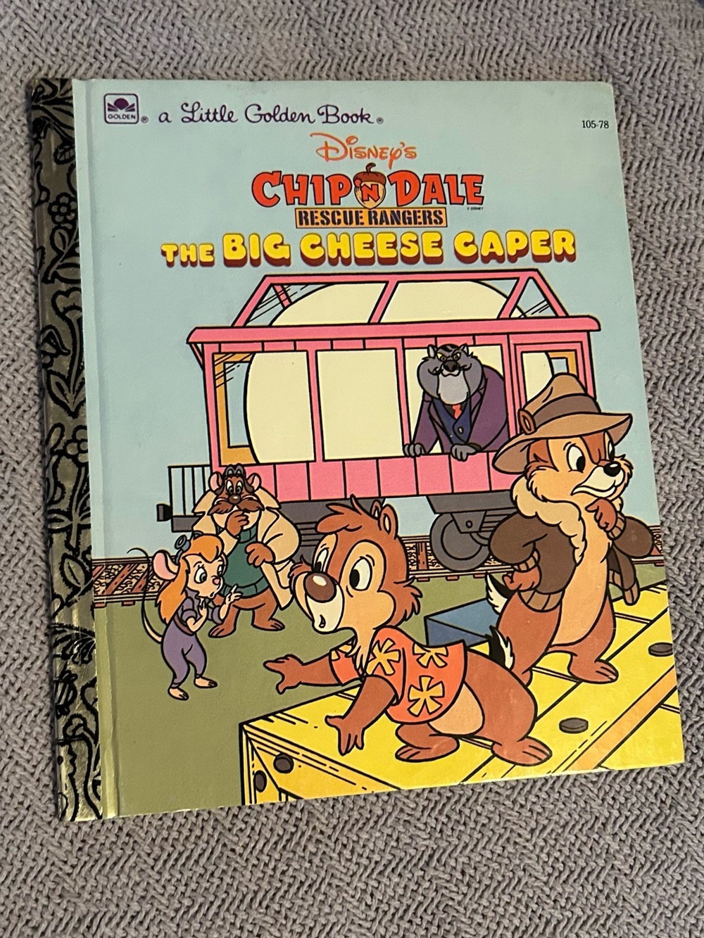Little Golden Book Chip and Dale Rescue Rangers The Big Cheese Caper